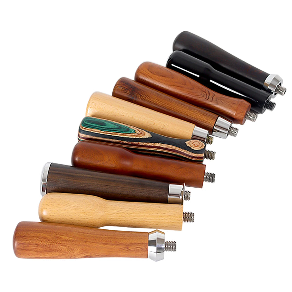 Ergonomischer Holz Siebträgergriff M10 für Espresso Kaffeemaschinen