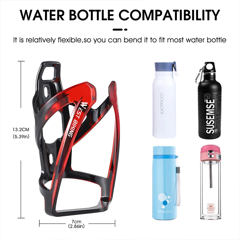 Ultraleichter bunter Fahrrad Flaschenhalter für MTB Rennrad Wasserflasche
