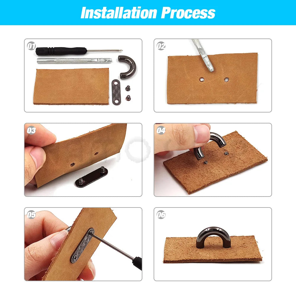 Robuste Metall D Ring Schnallen für Taschen und Gürtel DIY