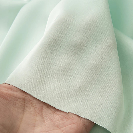 Weicher Satin-Chiffon Stoff 0,5-2 m für Kleidung und DIY-Projekte-Yabubest - Home & More