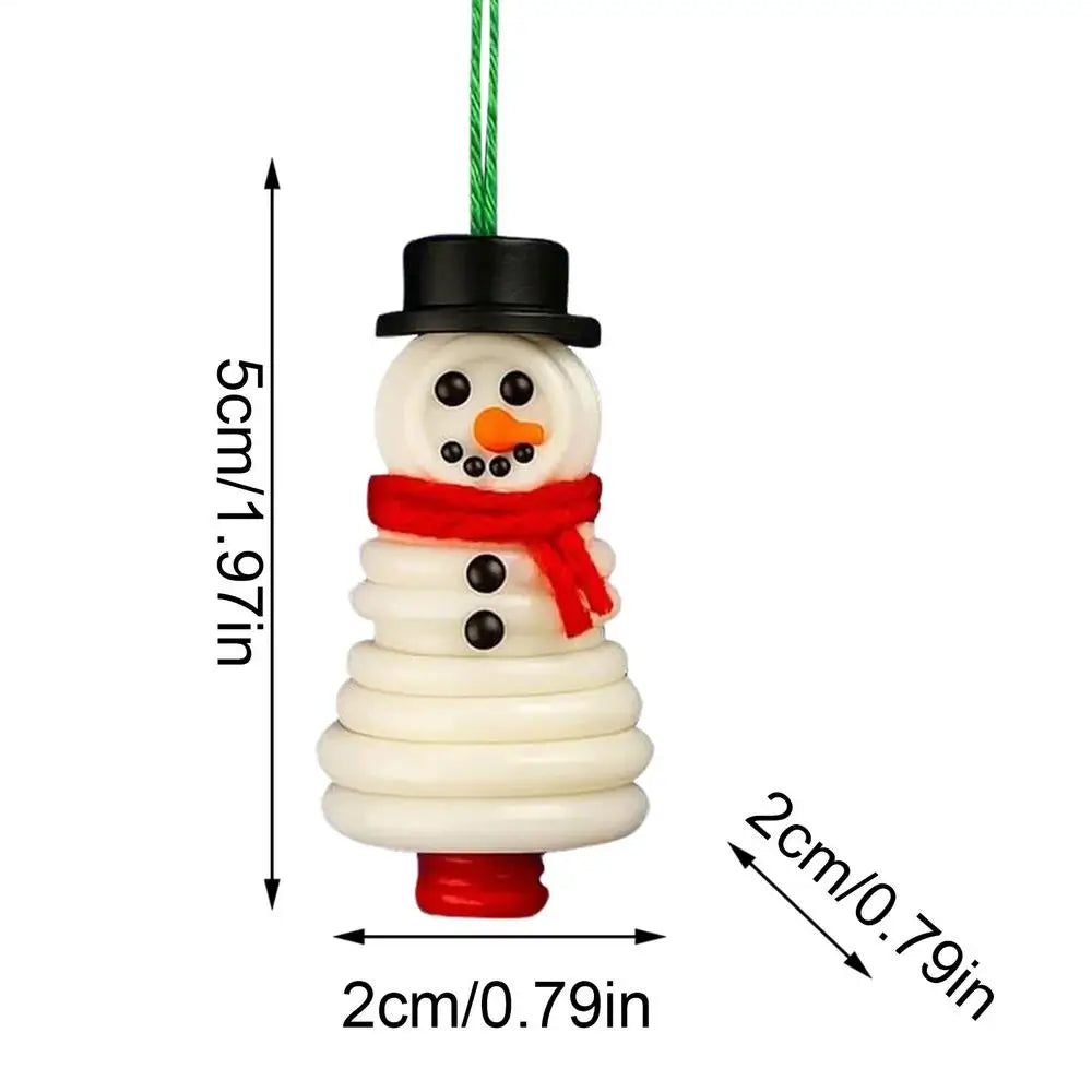 DIY Weihnachtsanhänger Set aus Knöpfen für festliche Dekoration