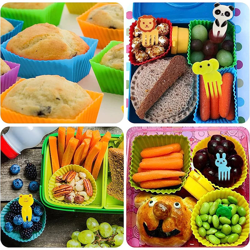 Mini Lebensmittel Picks Cartoon Tier für Kinder Bento Lunchbox Zubehör