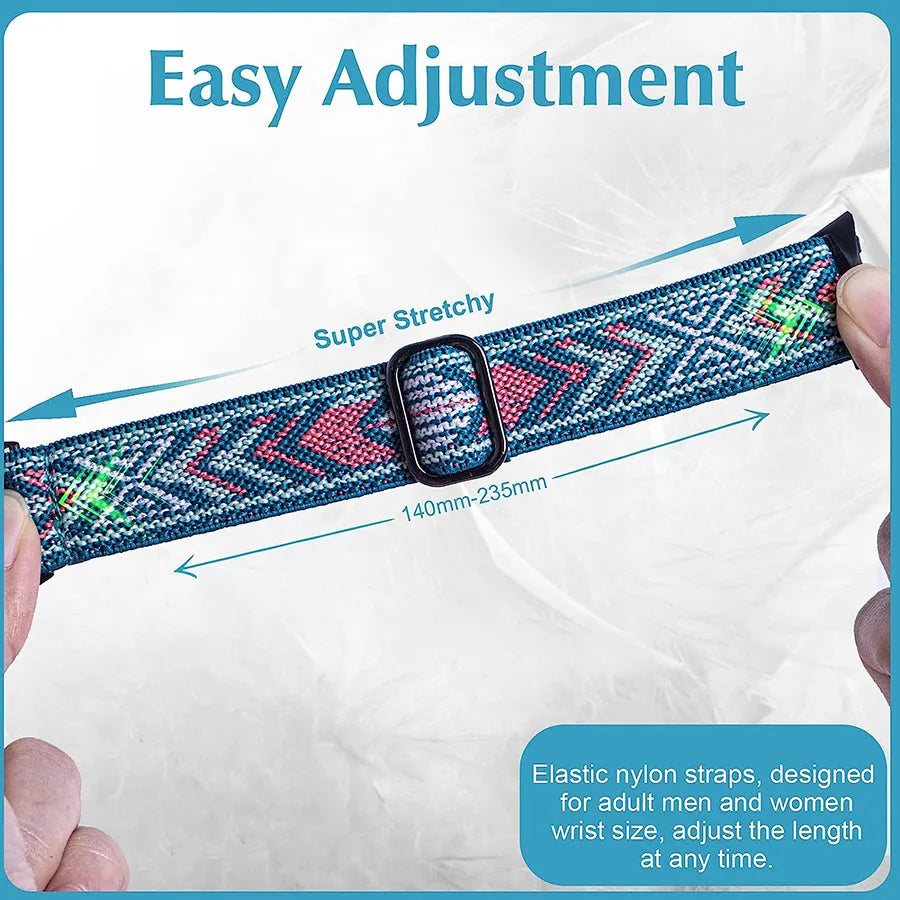 Elastisches Nylon Sportarmband Ersatz kompatibel mit Redmi Watch 3