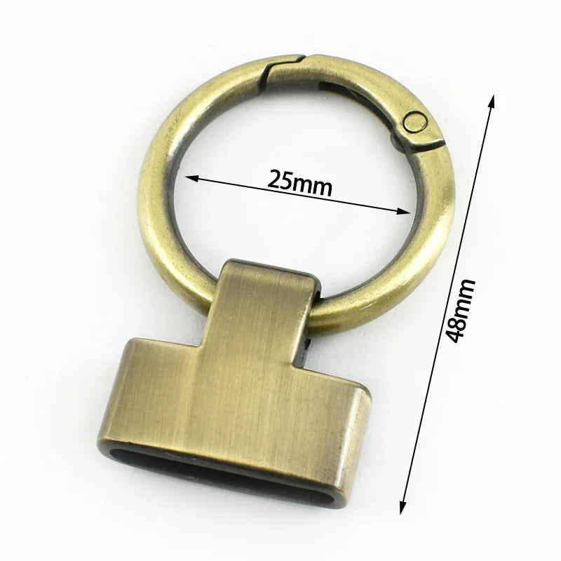 Metallschnallen O-Ring 20 25mm 2 5 10 Stück für Riemen Schlüsselanhänger