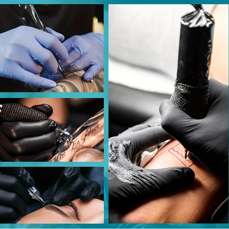 Einweg Tattoo Maschinen Patrone Kunststoff Abdeckung Schwarz Set