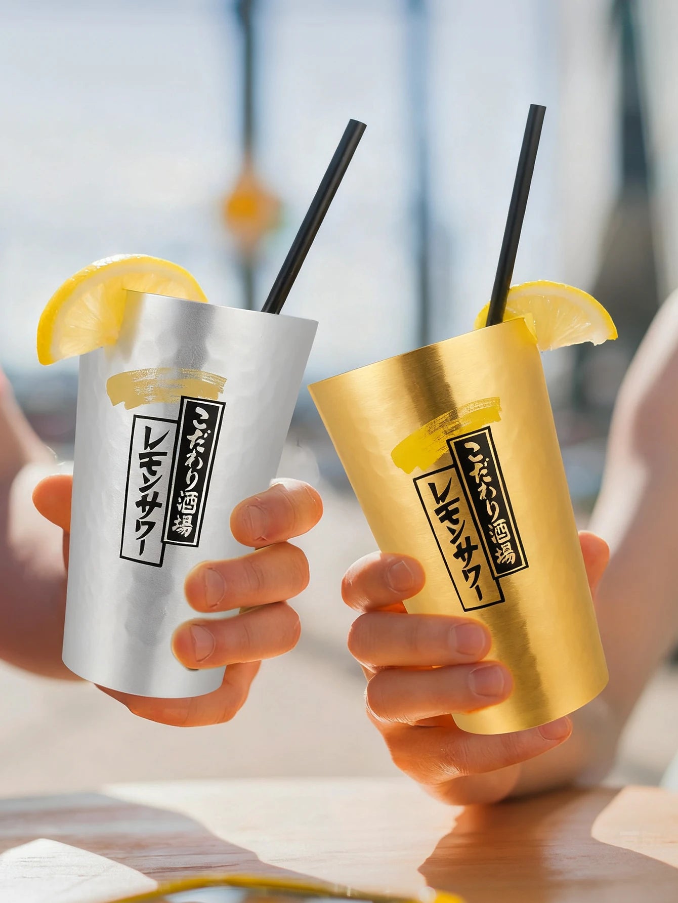 Leichter Aluminium Bierkrug 450 ml Wiederverwendbarer Trinkbecher