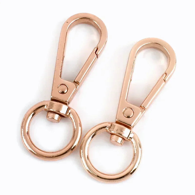 13x50mm Metall Karabiner Clips Schnallen Schlüsselringe 5 10 20 Stück