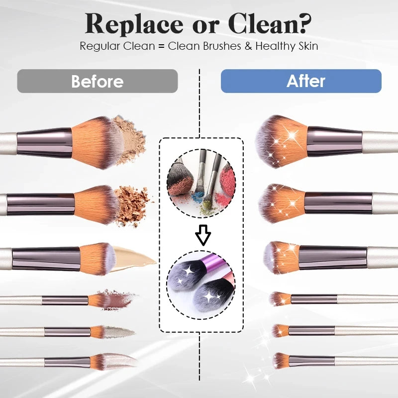 Elektrischer Make-Up Pinsel Reiniger USB Tragbar Automatisches Waschen