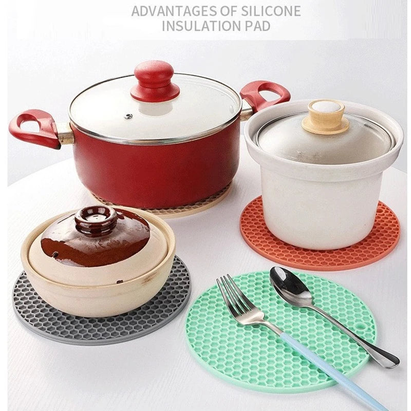 Hitzebeständiges Silikon-Tischset mit Wabenstruktur für Küche & Esszimmer