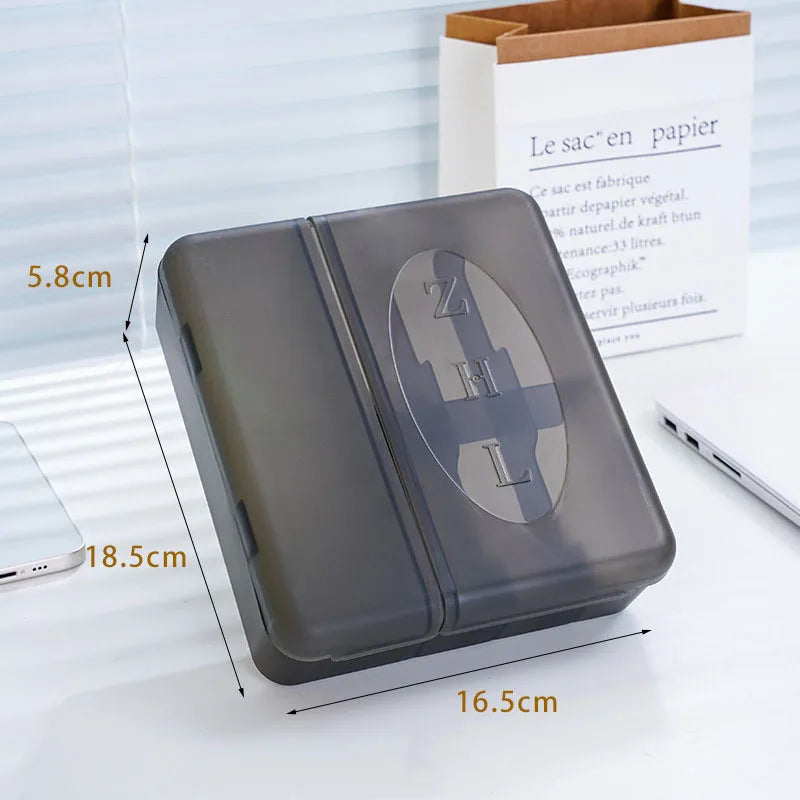 Große Organizer Box für Kabel Ladegeräte Zubehör – Anpassbare Trennwände