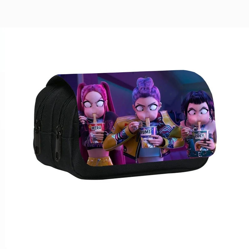 Großes mehrschichtiges Kpop Demon Hunt Federmäppchen für Schüler