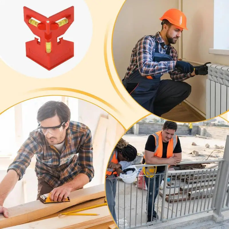 Magnetisches Nivellierwerkzeug 3 Libellen für Pfosten Rohre Holz