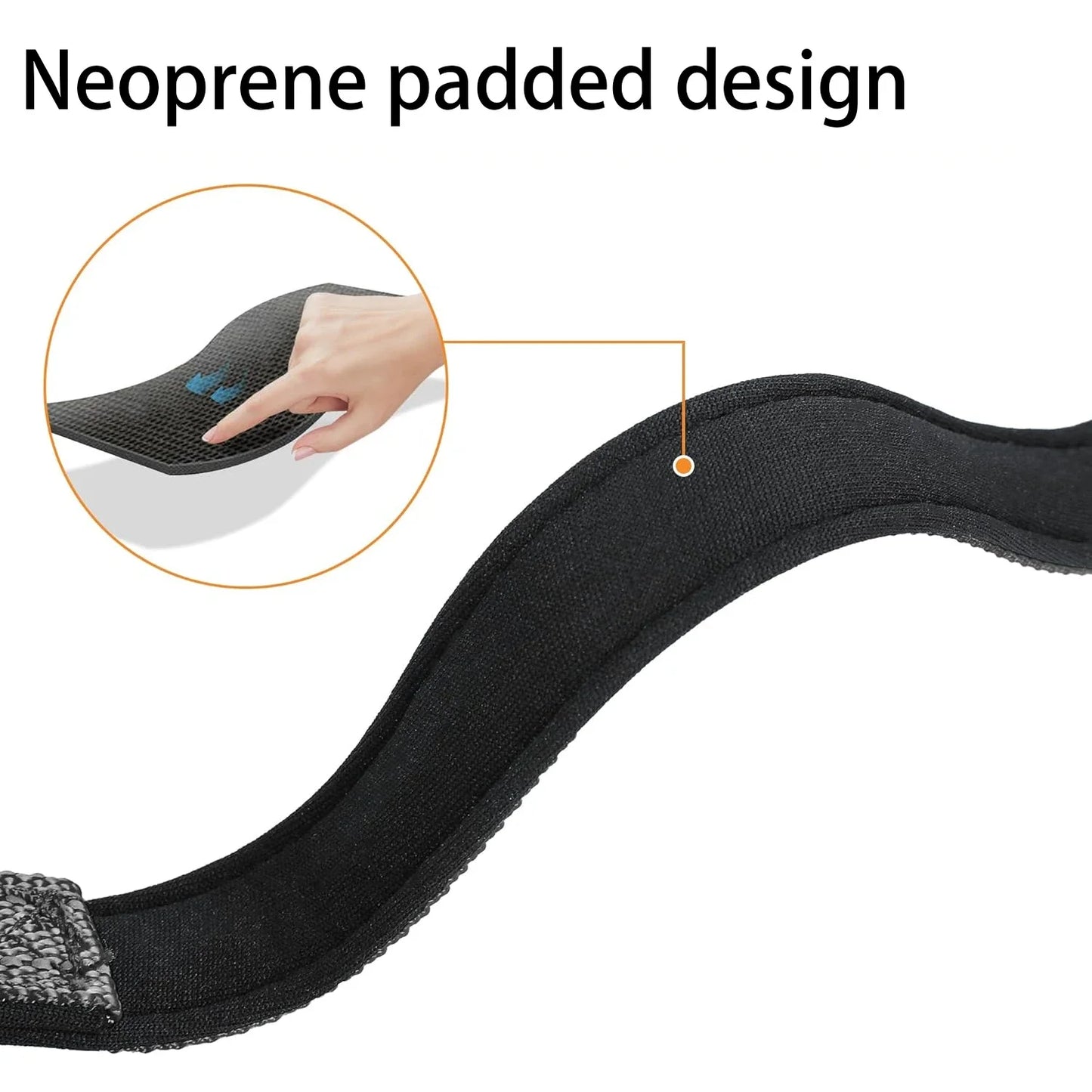 Airtag Hundehalsband reflektierend gepolstert wasserdicht für große Hunde