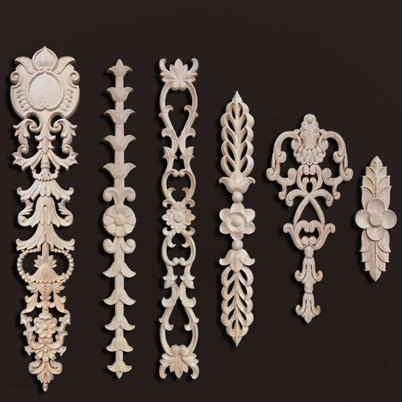 Holzmoebel Applikationen Wohnzimmer Dekoration NATUERLICHE Blumen