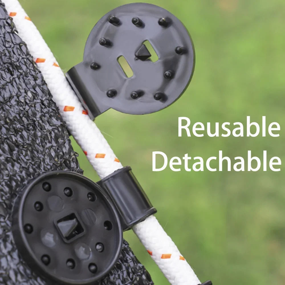 Schattenstoff Clips Klemmen 10-200 Stk. für Netz Sonnenschutz Gewächshaus