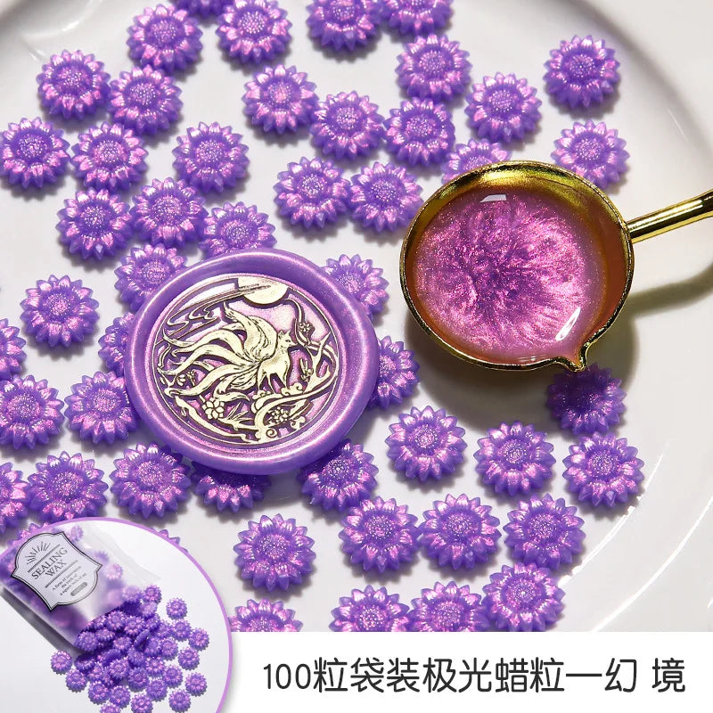 100 Schillernde Siegelwachs Perlen für stilvolle DIY Projekte