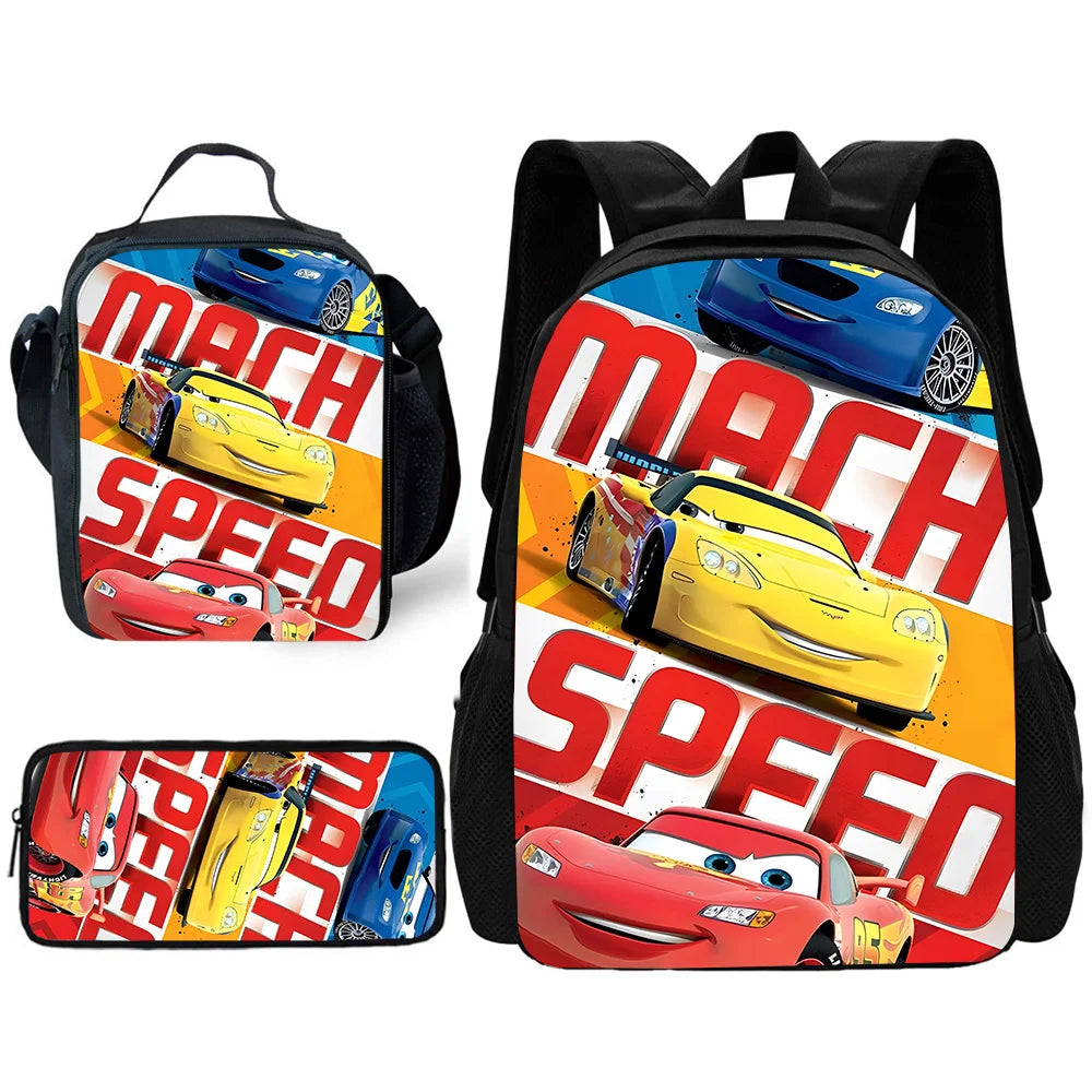 Kinder-Schulrucksack Set mit Lunchtasche und Federmäppchen, robust und praktisch