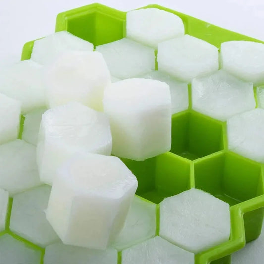 37er Silikon-Eiswürfelschale mit Deckel – BPA-frei, stapelbar - flexibel