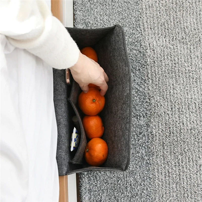 Praktischer Filztasche Organizer für Sofa und Bett