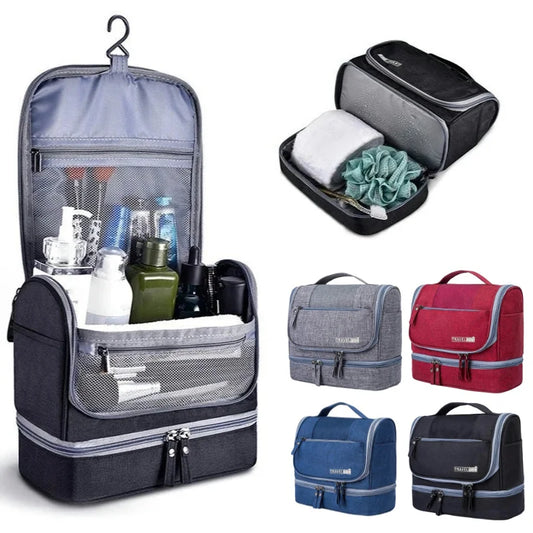 Hängende Kosmetiktasche Oxford mit mehreren Fächern für Reise und Alltag