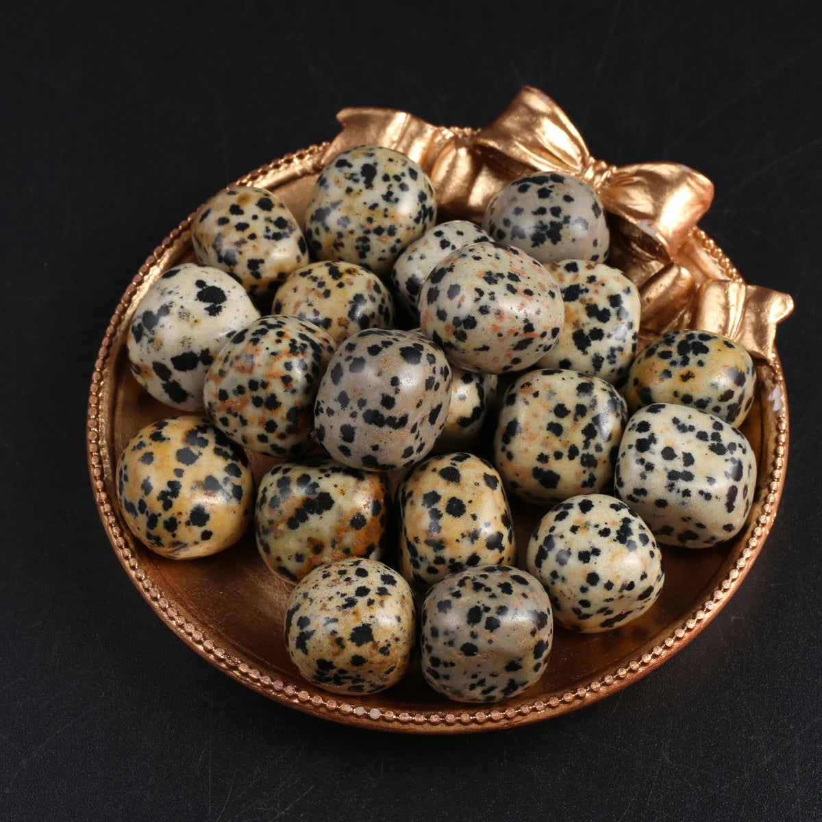 10er Set Polierte Natursteine für Heim und Aquarium