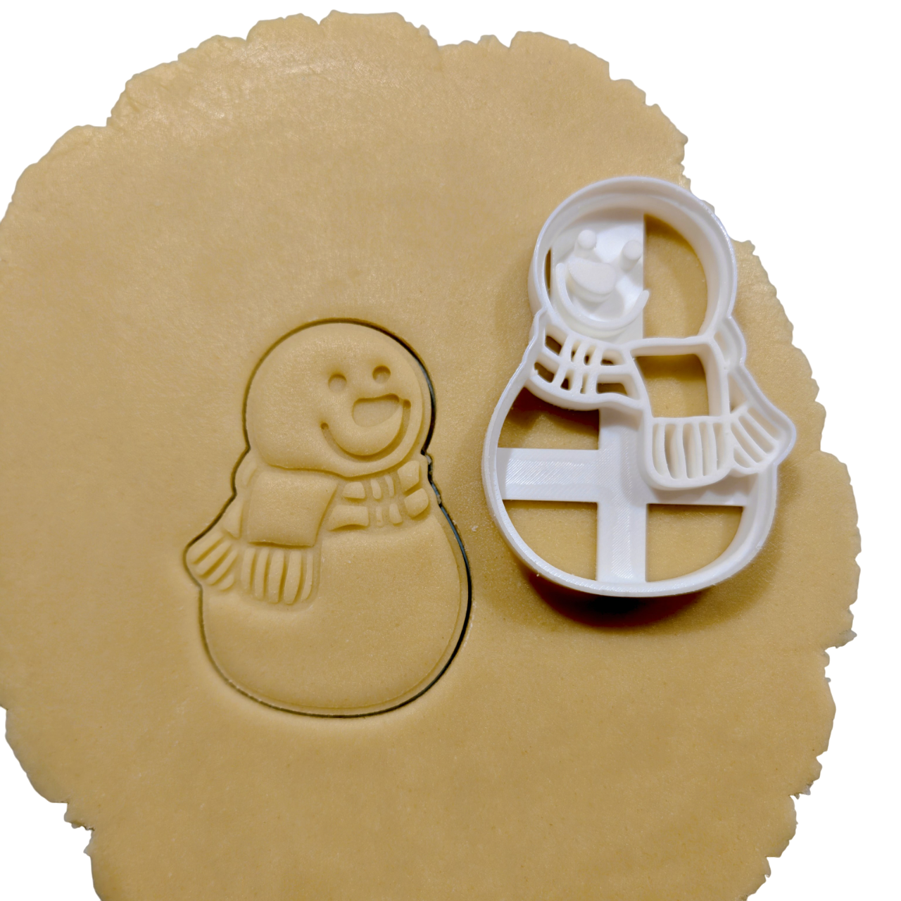 Schneemann Ausstechform Keksausstecher für kreative Backideen PLA