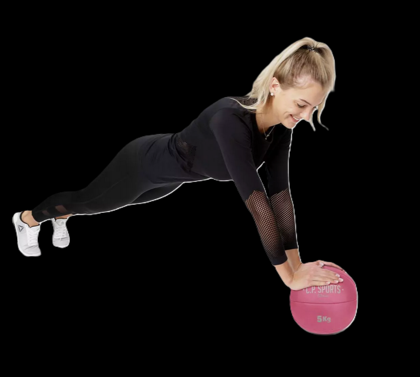 Medizinball Farbe: Pink 0,5 kg bis 10 kg - C.P. Sports - K5-MG Sports Company