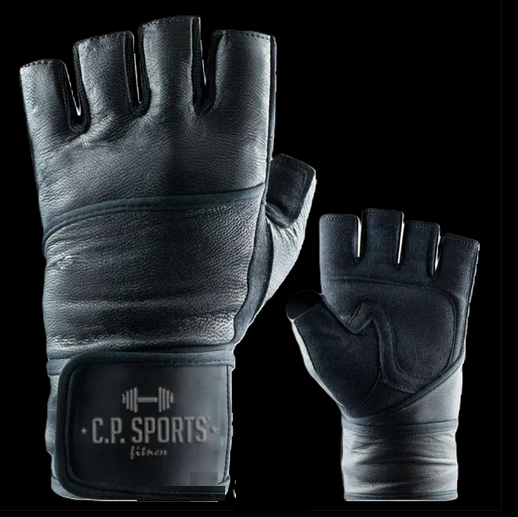Leder Fitness Handschuhe mit stabilisierender Handgelenkbandage für Fitness-MG Sports Company