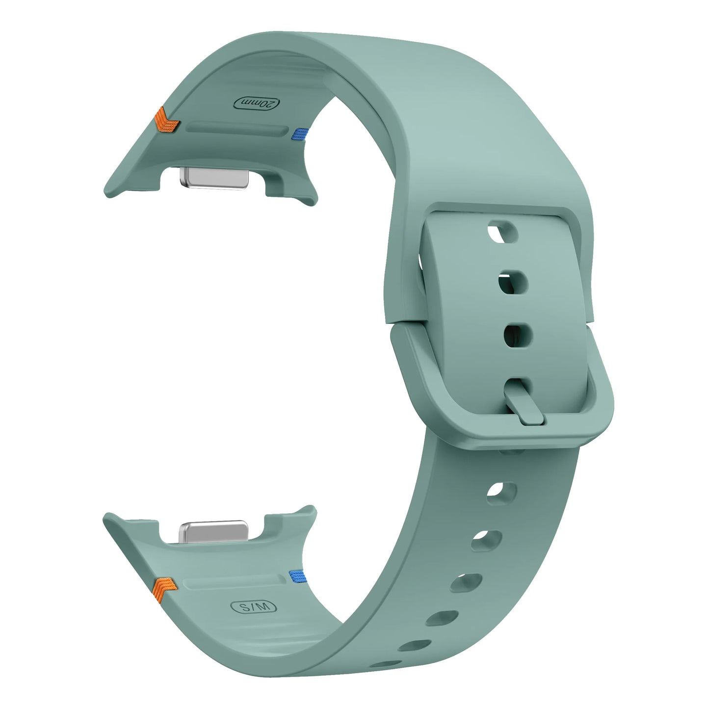 Atmungsaktives Silikon-Armband für Smartwatches 40/44 mm Komfort