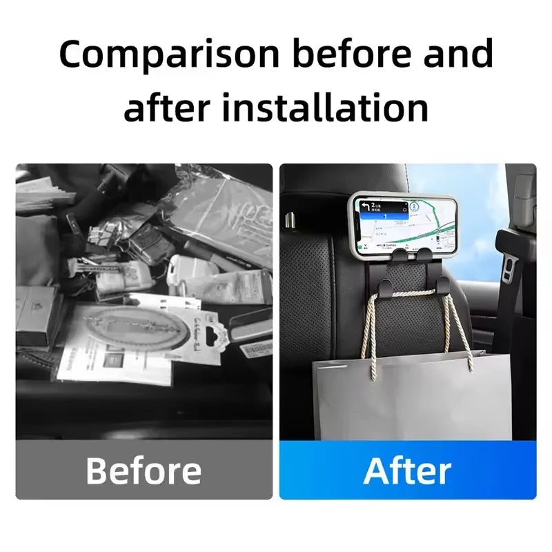 Praktischer Auto Rücksitz Haken für Handyhalterung