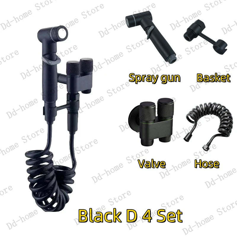 Tragbares Bidet Sprühset für WC - Bad – Hochdruck-Reinigung - Hygiene