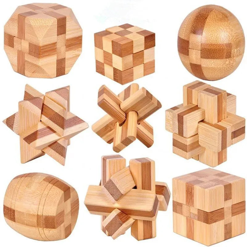 Holz 3D Puzzle Gehirnförderndes Lernspielzeug