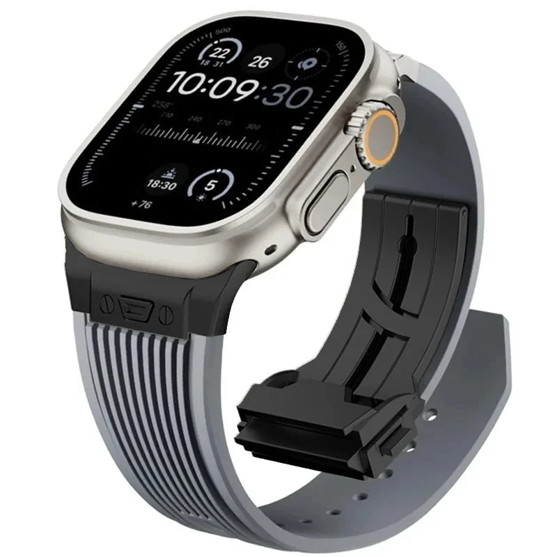 Sport-Silikonarmband für Apple Watch Ultra und Serie 11, 49 46 45 44 mm-Yabubest - Home & More