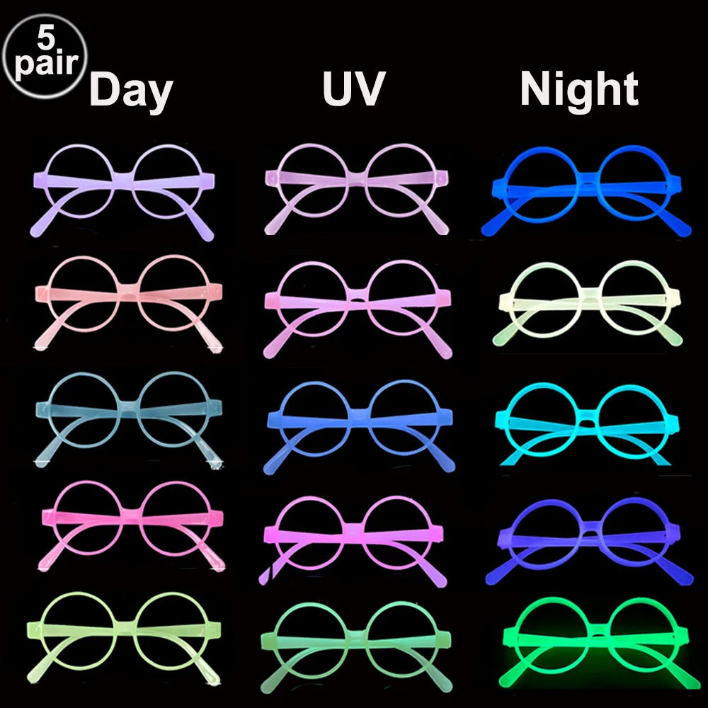 Neon Party Hüte für Erwachsene Leuchten unter UV Licht Effekt