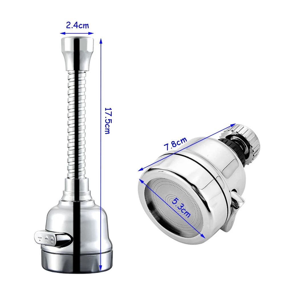 Universal Küchenarmatur Adapter mit 3 Modi und 360° Rotation wassersparend