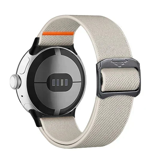 Nylon Gummiband Elastisch Armband für Google Pixel Watch 41mm und 45mm