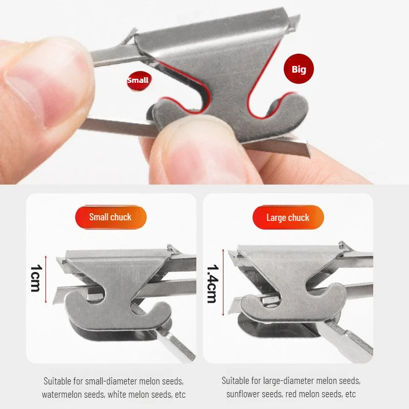 Praktischer Nuss Schäler aus Edelstahl für Zuhause