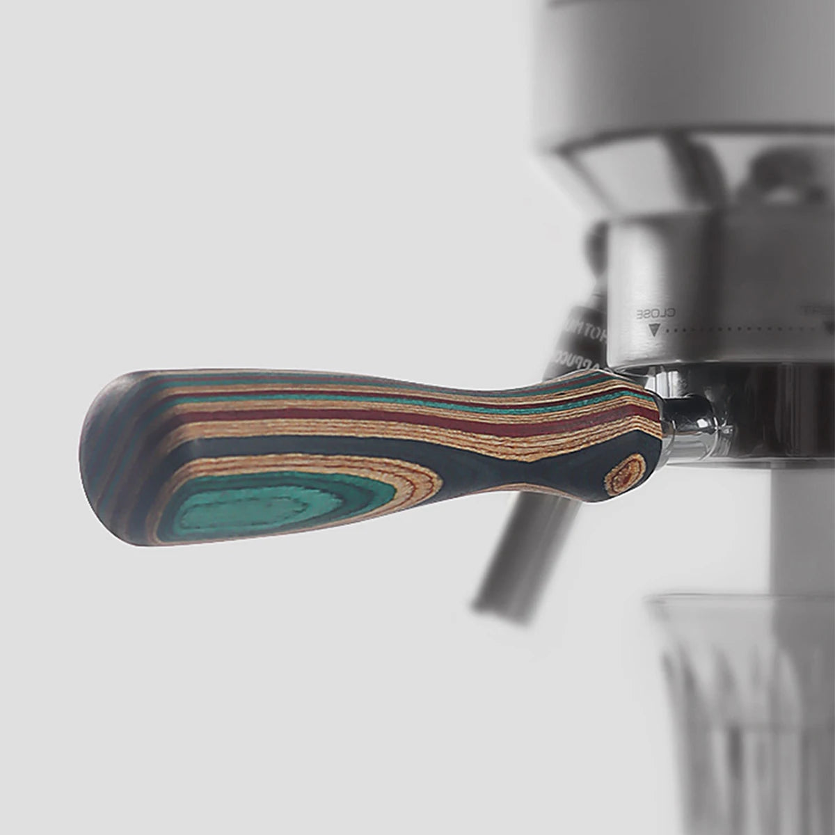 Ergonomischer Holz Siebträgergriff M10 für Espresso Kaffeemaschinen