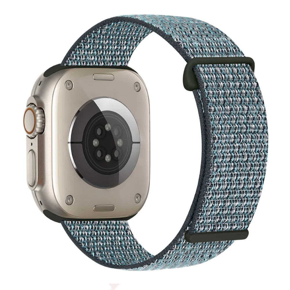Atmungsaktives Nylonarmband für Smartwatch 38-49 mm, Unisex