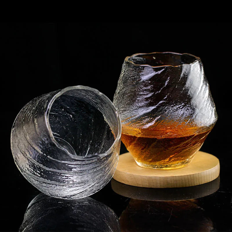 Japanisches Whiskeyglas aus Glas für Zuhause und Bar