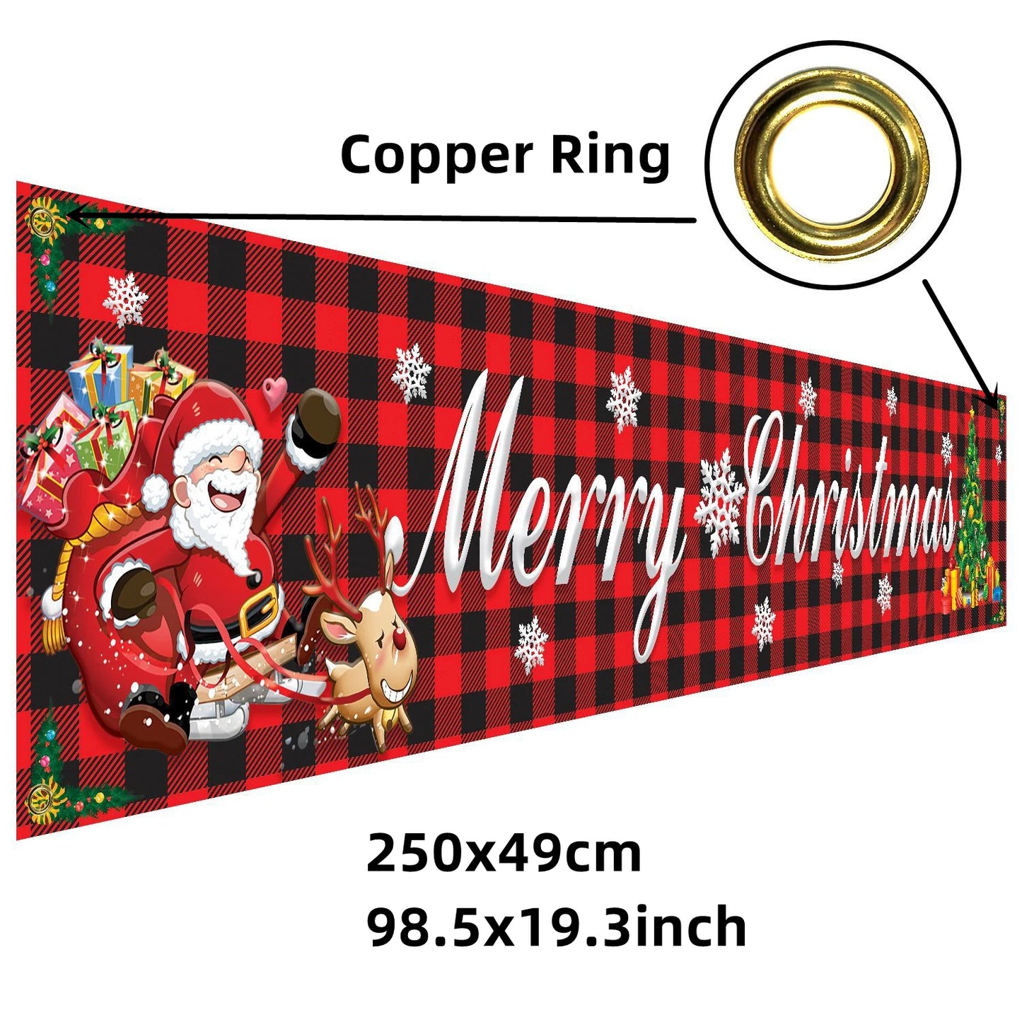 250cm Halloween Banner mit Kürbis und blutigen Handabdrücken für Indoor Outdoor