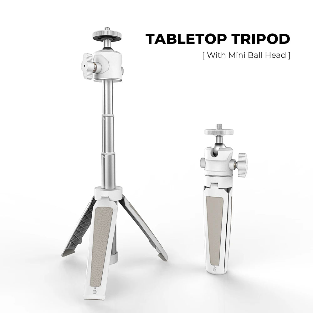 Mini ausziehbarer Desktop-Stativgriff mit flexiblem Kugelkopf und 1 4 Zoll Schraube