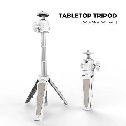 Mini ausziehbarer Desktop-Stativgriff mit flexiblem Kugelkopf und 1 4 Zoll Schraube