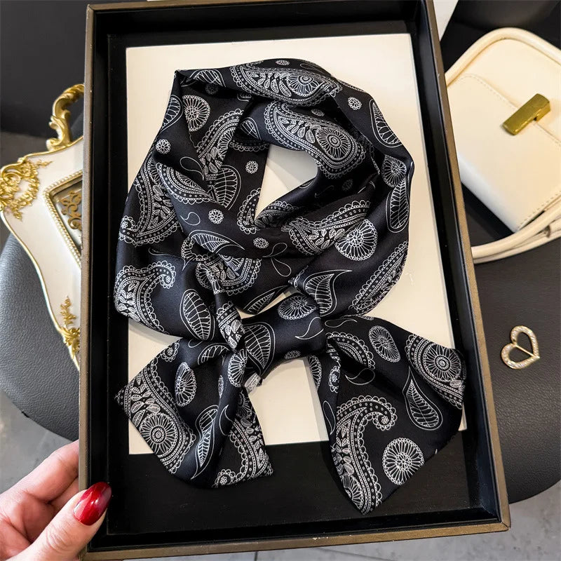 Dünner Seidenschal für Frauen – Multifunktionales Halstuch-Yabubest - Home & More