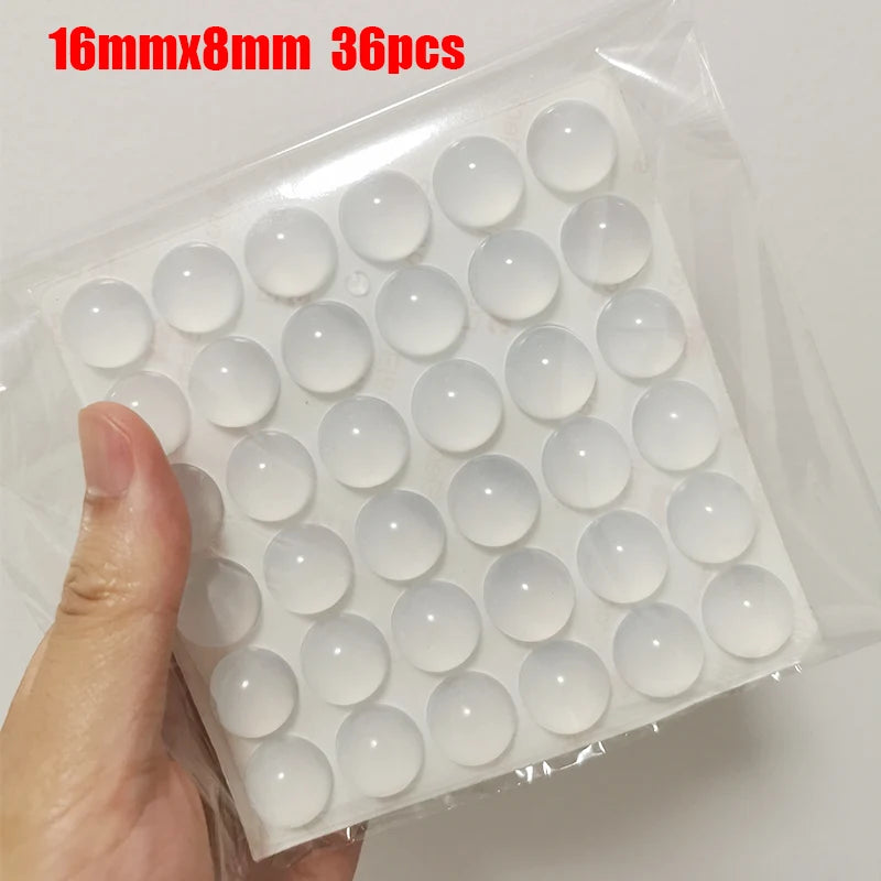 Selbstklebende rutschfeste Stoßstangen aus transparentem Silikon Puffer