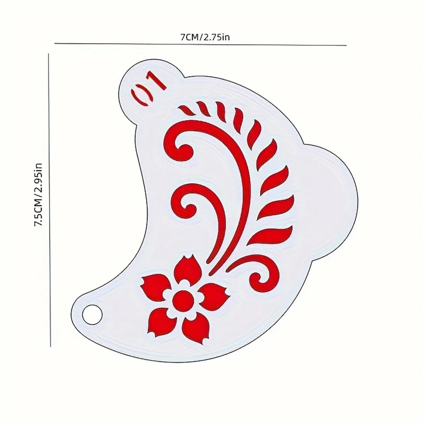 Wiederverwendbare Gesichtsbemalung Schablonen Set für kreative Designs