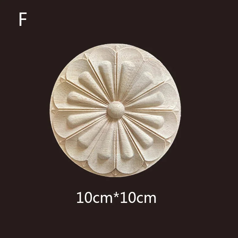 Geschnitzte Holzapplikationen für Möbel und Heimdekoration Basteln