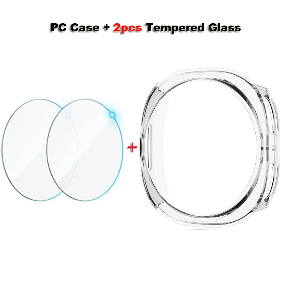 Schutzgehäuse und gehärtetes Glas für Galaxy Watch 8 40/44 mm