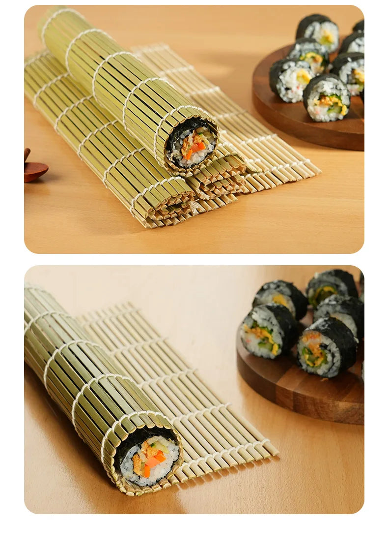Sushi Bambus Roll Matte Grün für DIY Küchen Sushi Zubehör-Yabubest - Home & More