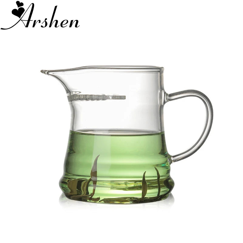 Verdickte Transparente Teetasse 275 ml Hitzebeständig Mit Filtergriff